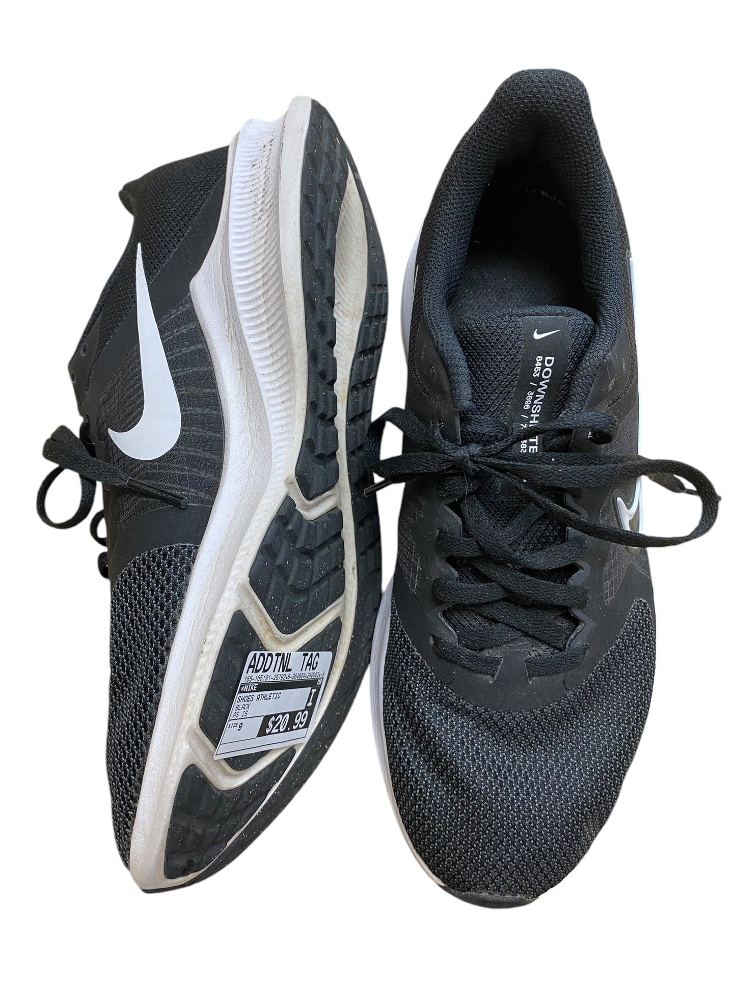 Shoes Athletic By Nike In Black, Size: 9