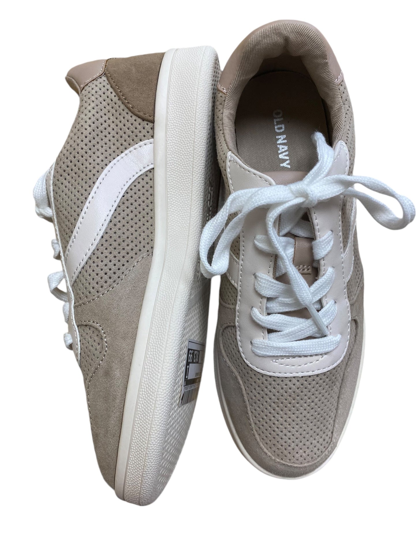 Shoes Sneakers By Old Navy In Tan, Size: 6