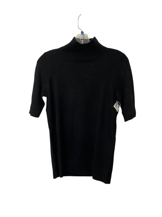 Sweater Short Sleeve By Chicos In Black