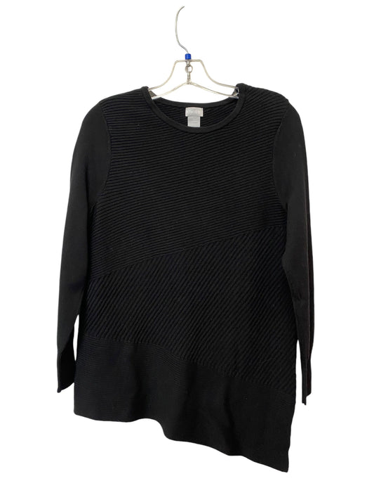 Top Long Sleeve By Chicos In Black, Size: 0