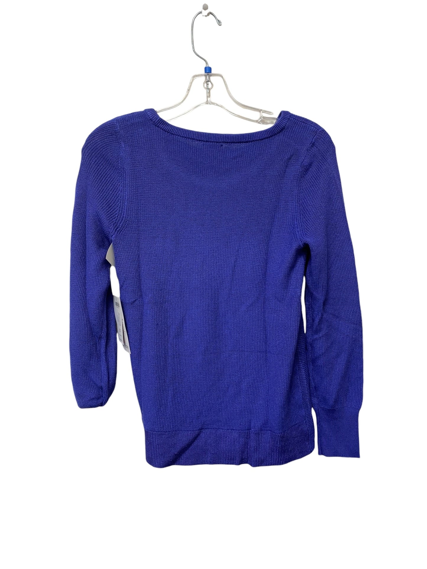 Sweater By Chicos In Purple