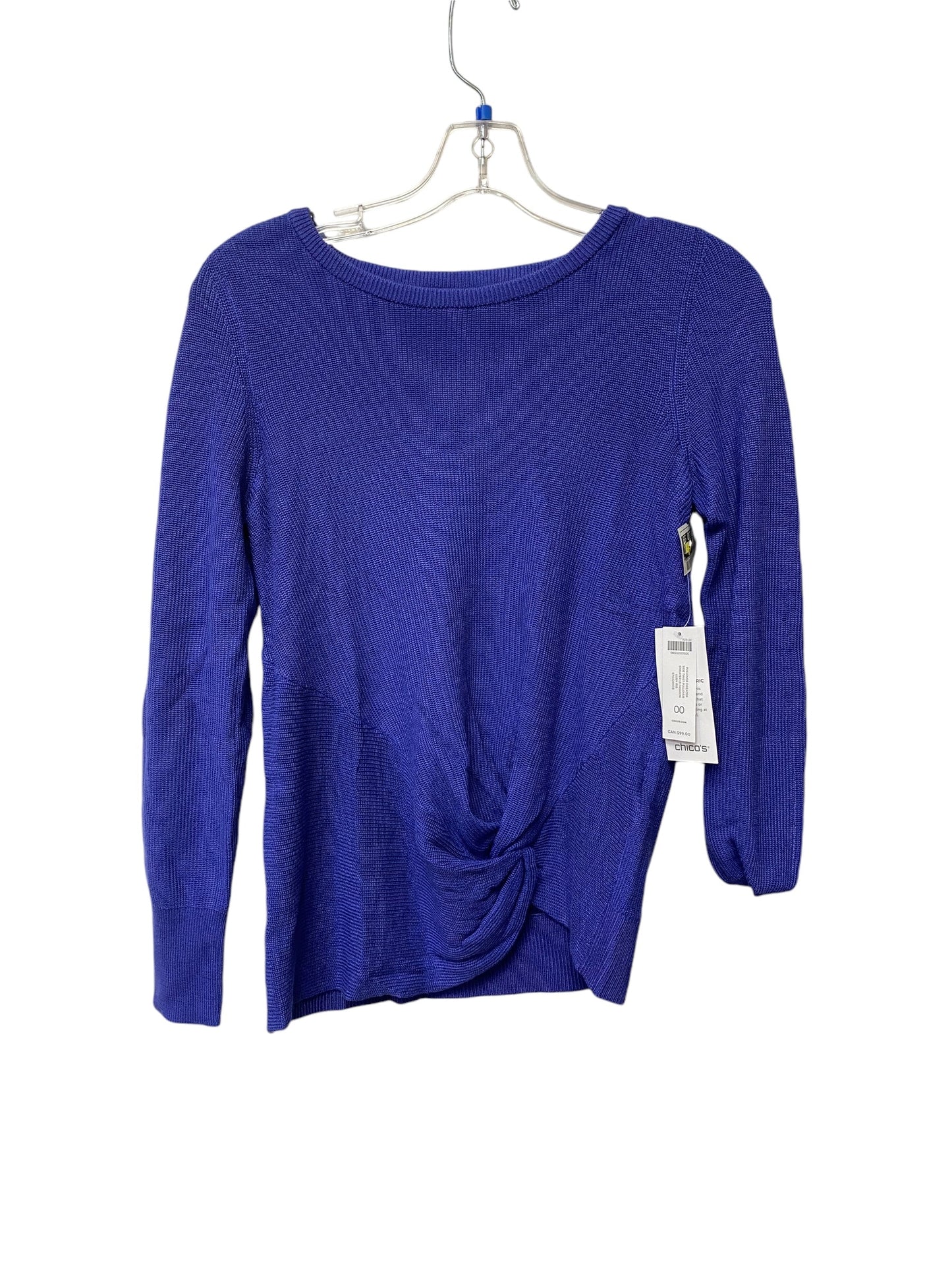 Sweater By Chicos In Purple