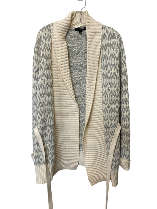 Sweater Cardigan By Banana Republic In Cream, Size: Xl