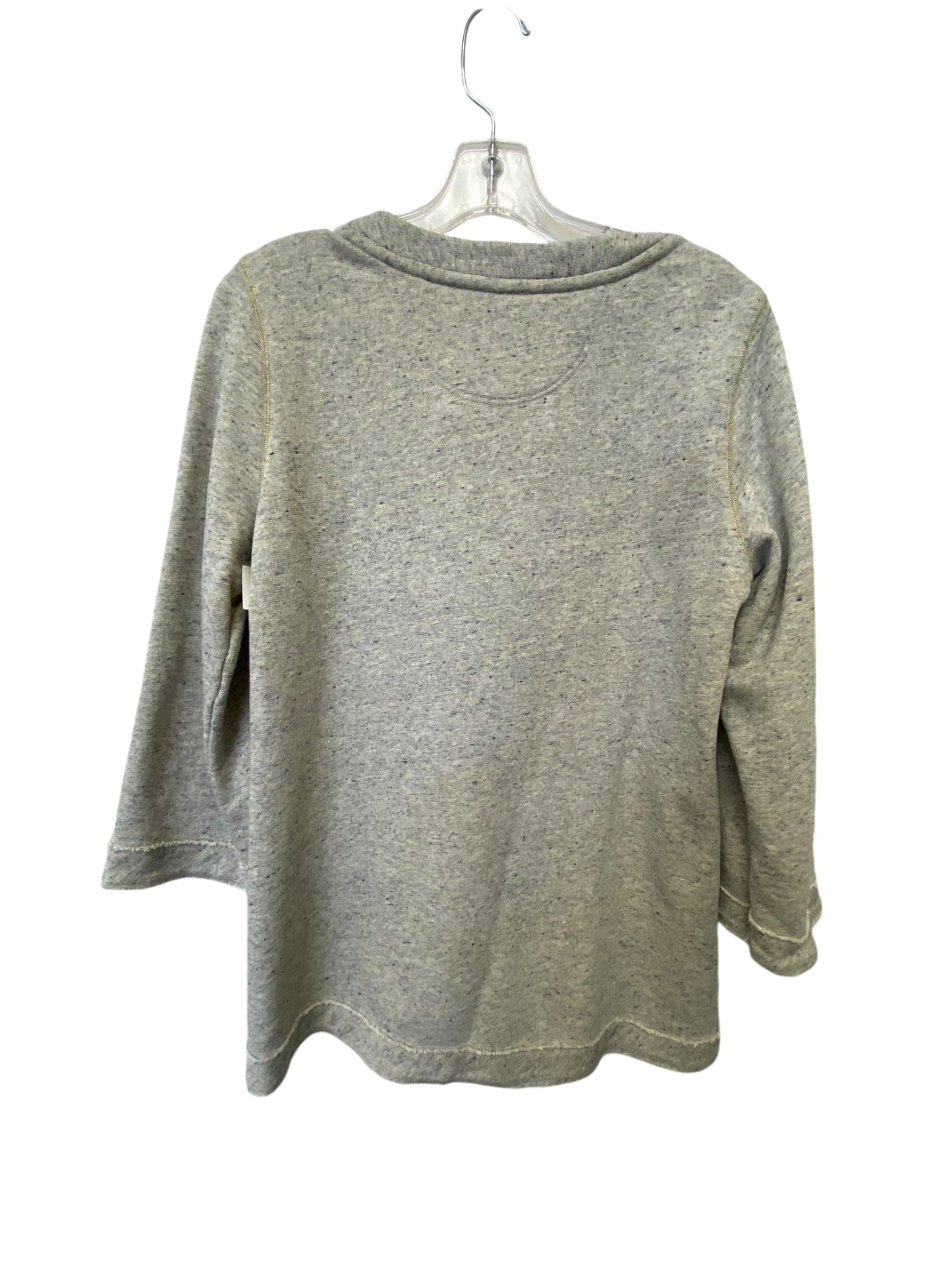 Top Long Sleeve By Tommy Bahama In Grey, Size: M