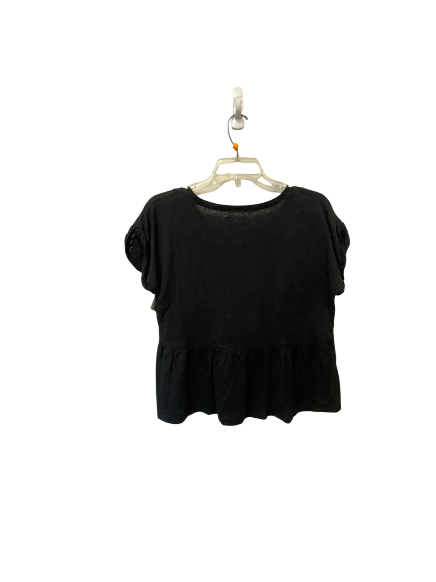 Top Short Sleeve Basic By Madewell In Black, Size: S