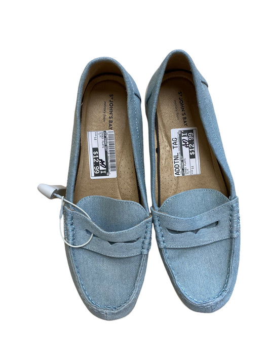 Shoes Flats By St Johns Bay In Blue, Size: 11