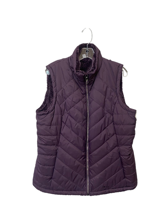 Vest Puffer & Quilted By Clothes Mentor In Purple, Size: Xl