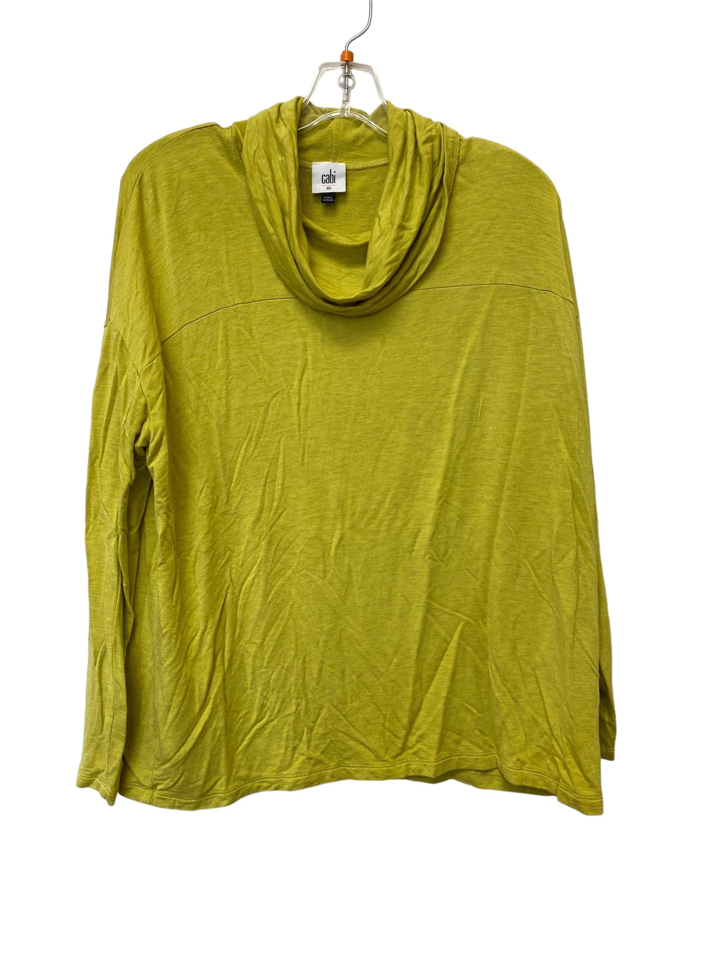 Top Long Sleeve By Cabi In Yellow, Size: Xs