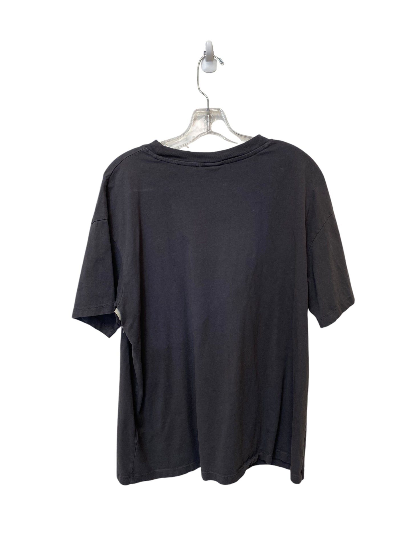 Top Short Sleeve By H&m In Grey, Size: M