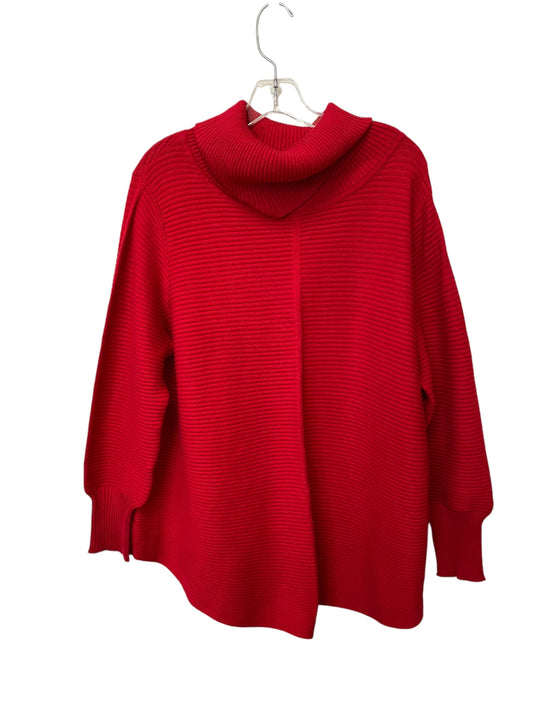 Sweater By Cyrus Knits In Red, Size: 1x