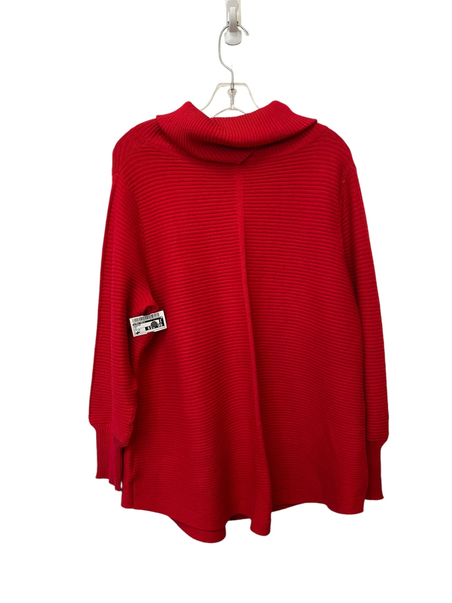 Sweater By Cyrus Knits In Red, Size: 1x