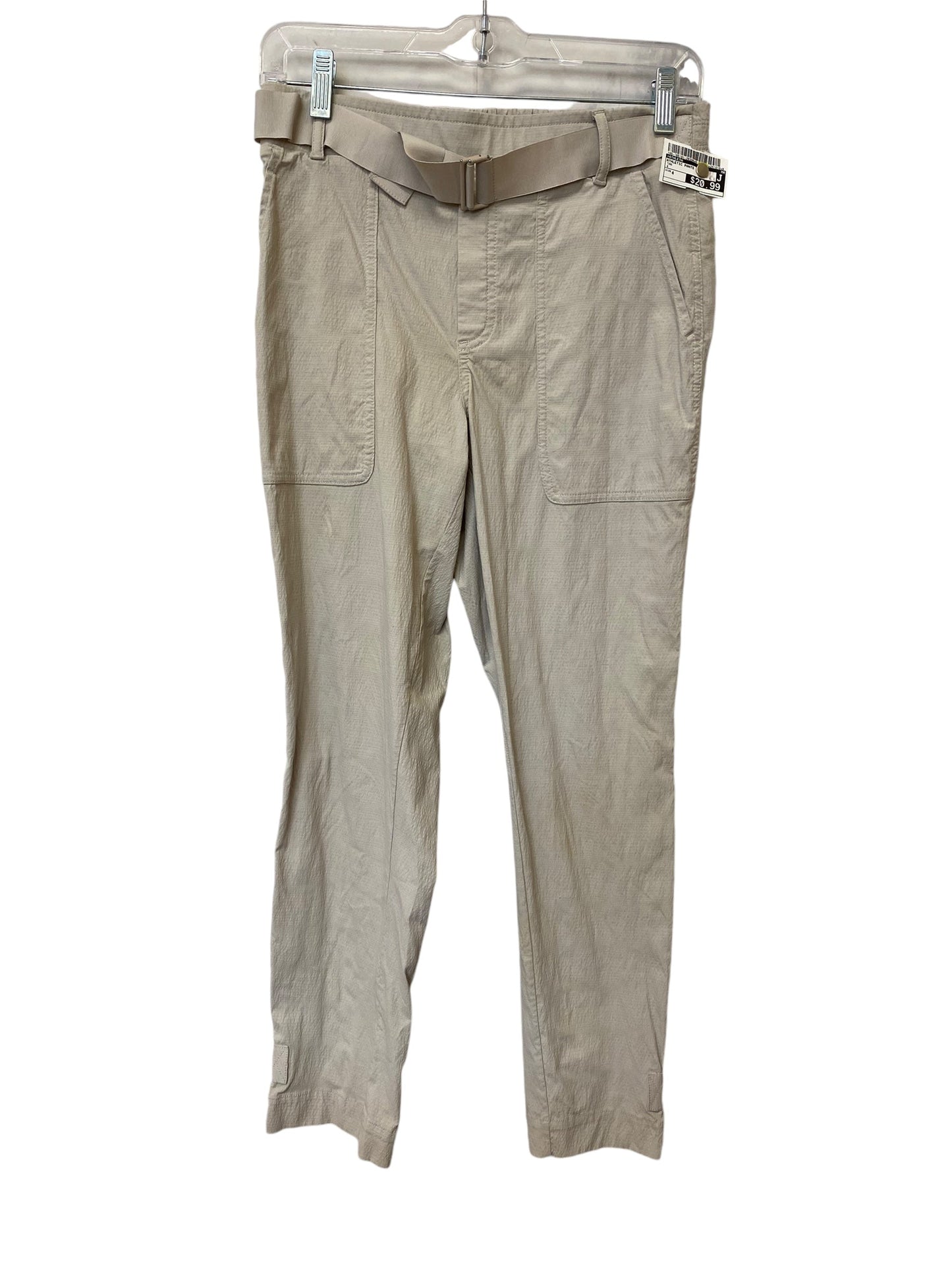 Athletic Pants By Athleta In Tan, Size: 4