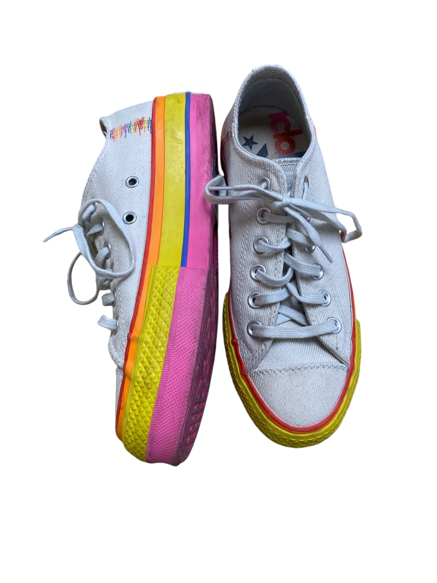 Shoes Sneakers By Converse In Multi-colored, Size: 6