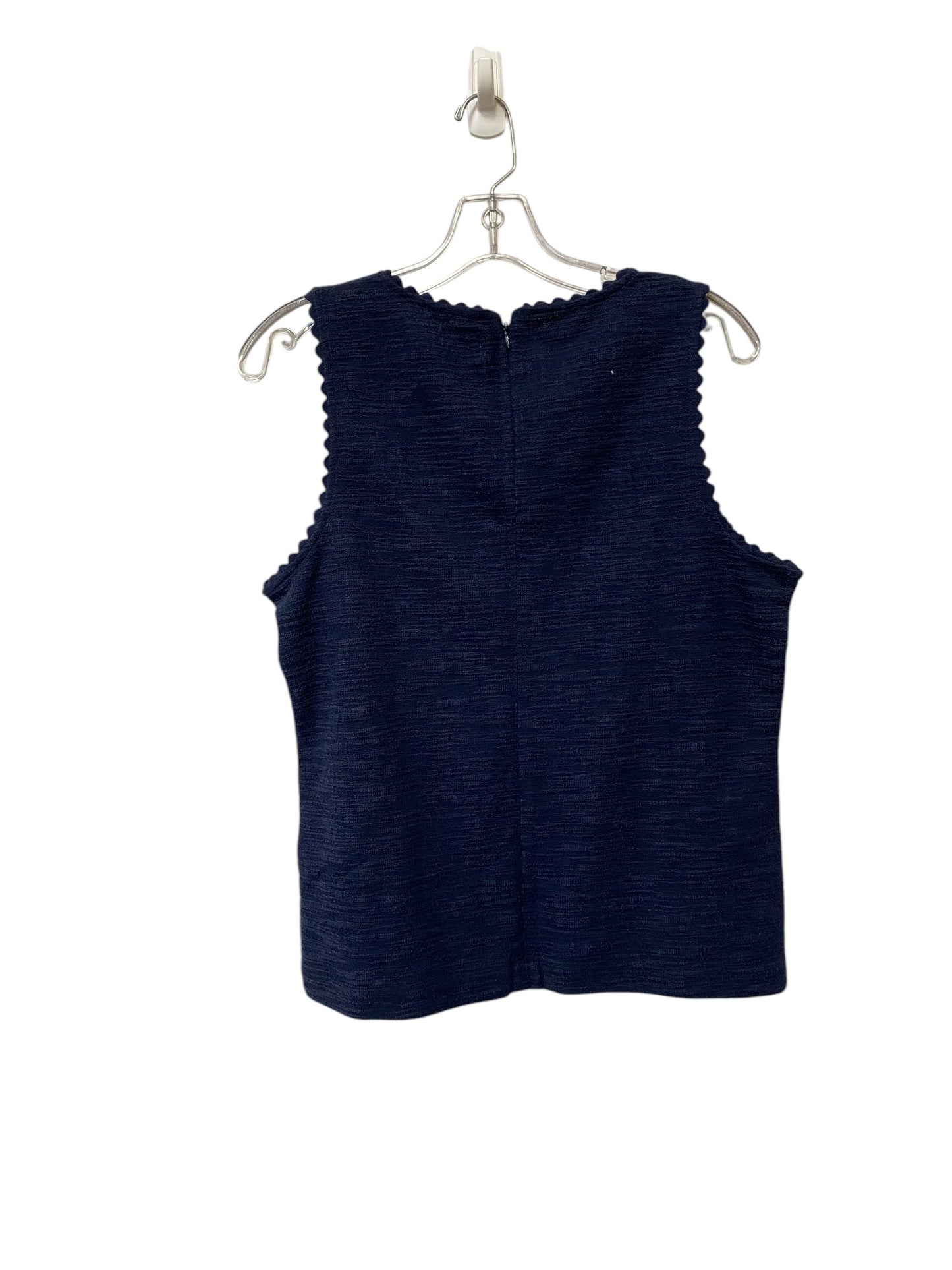 Top Sleeveless By J. Crew In Navy, Size: M