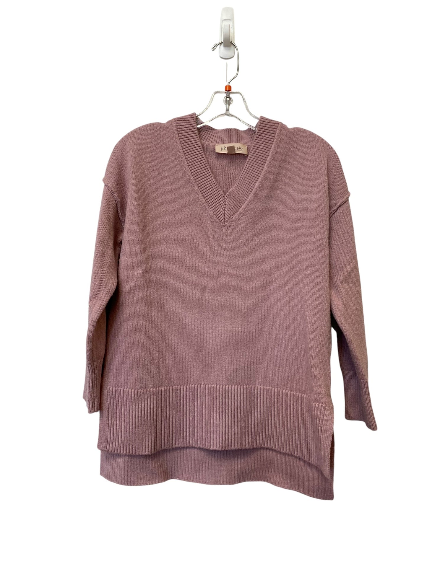 Sweater By Philosophy In Purple, Size: S