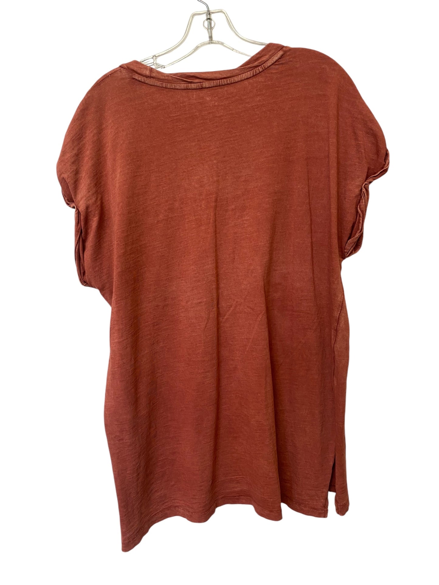 Top Short Sleeve Basic By Aerie In Red, Size: M