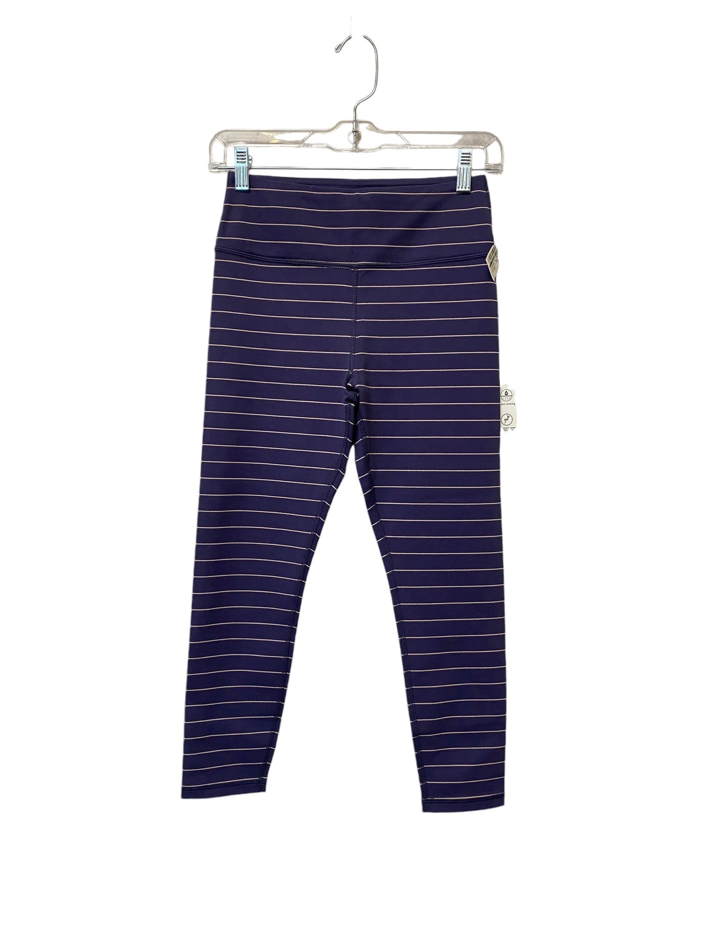 Athletic Leggings By Clothes Mentor In Striped Pattern, Size: Xs