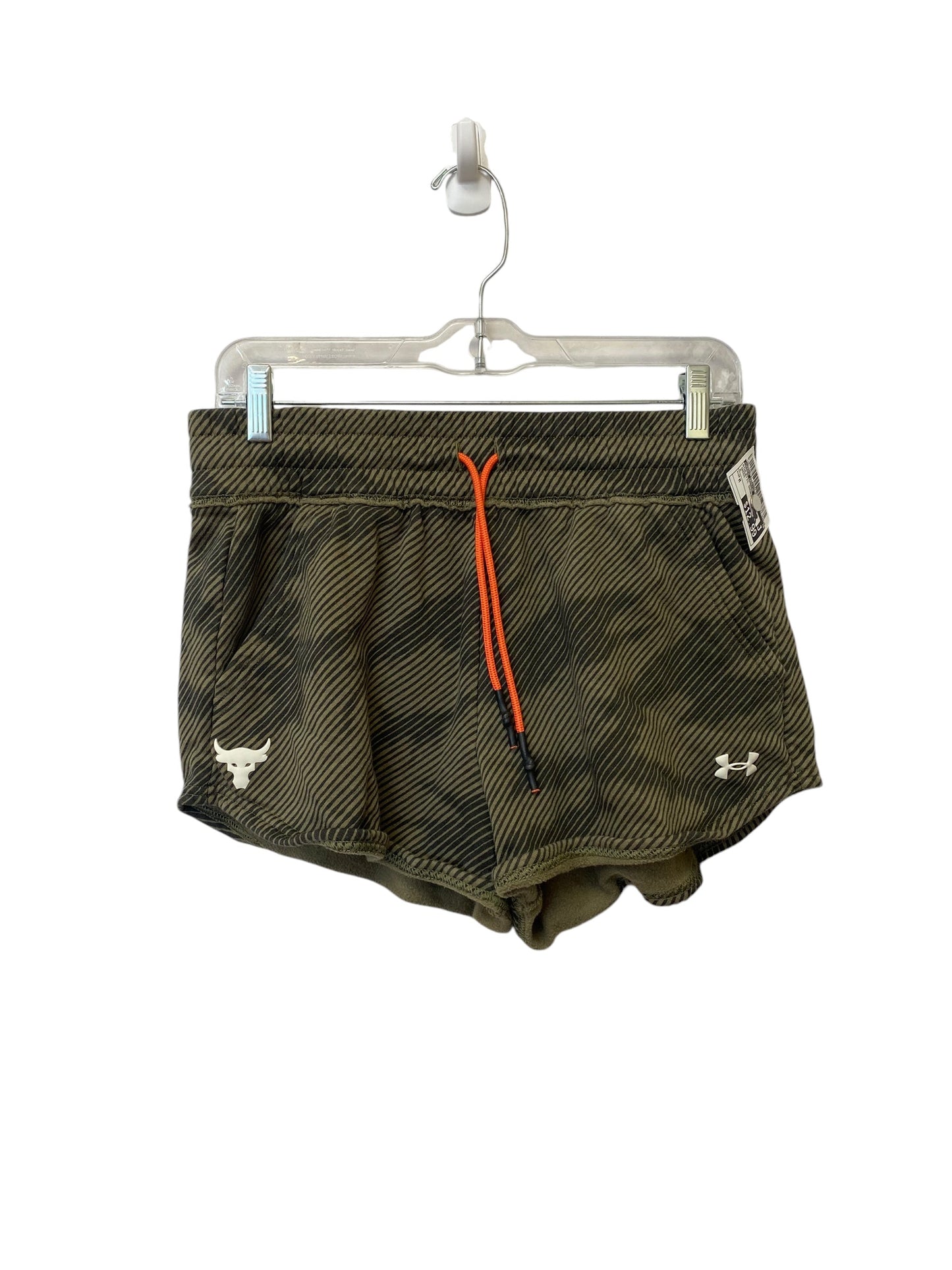 Athletic Shorts By Under Armour In Green, Size: M