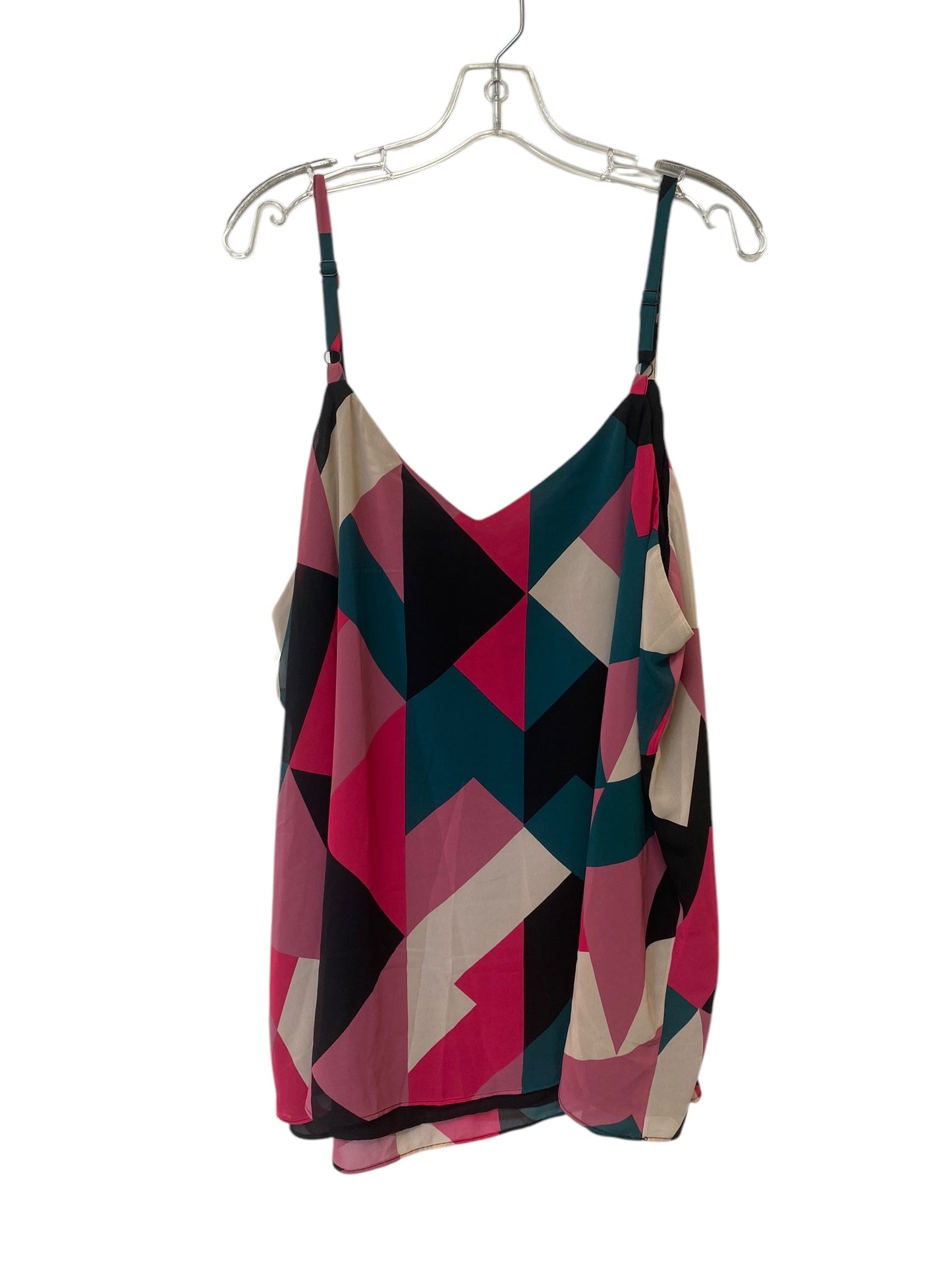 Top Sleeveless By Torrid In Multi-colored, Size: 4