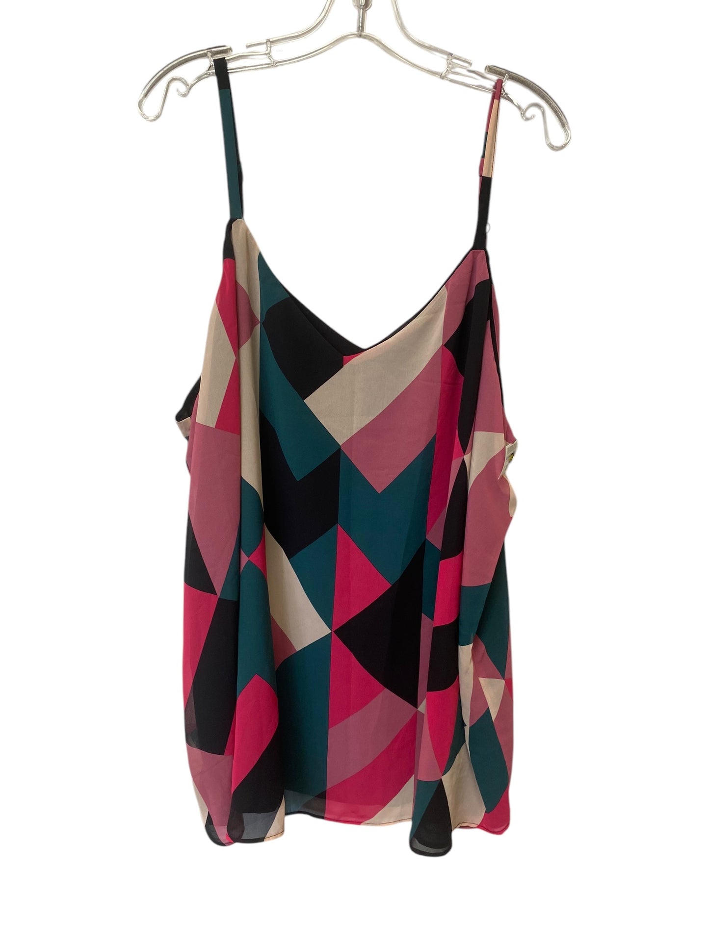 Top Sleeveless By Torrid In Multi-colored, Size: 4