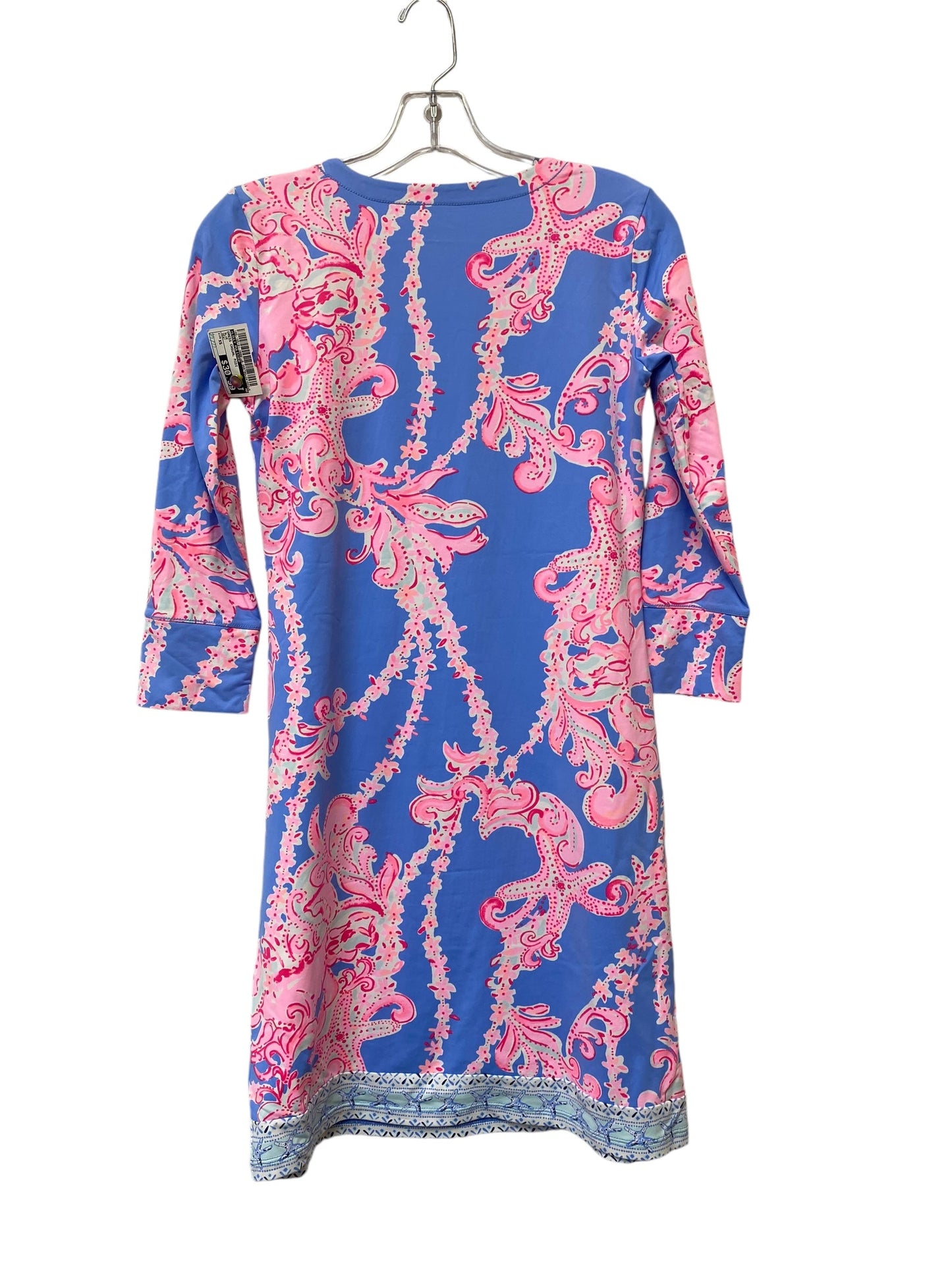 Dress Casual Midi By Lilly Pulitzer In Blue, Size: Xs