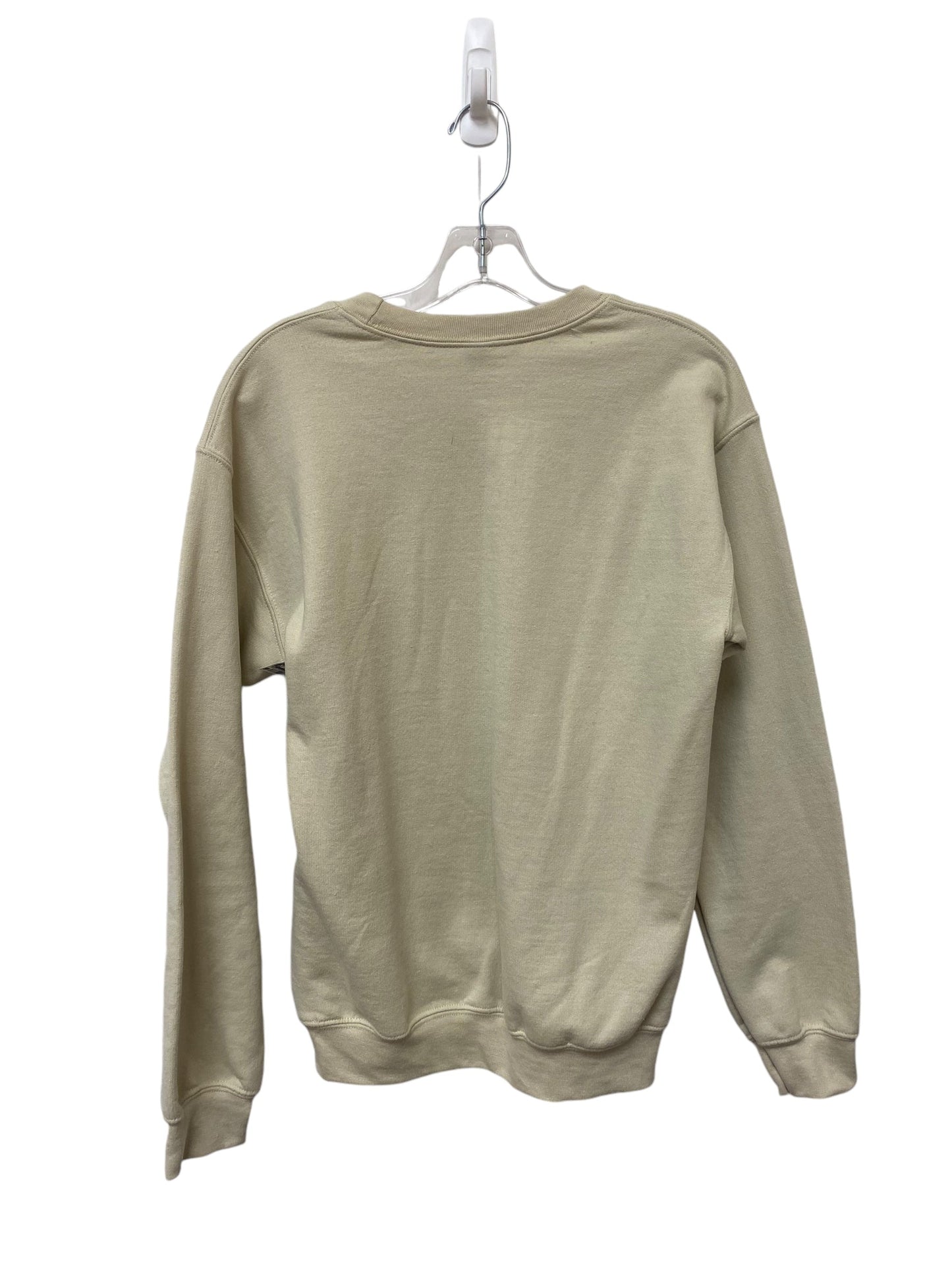 Sweatshirt Crewneck By Gildan In Tan, Size: S