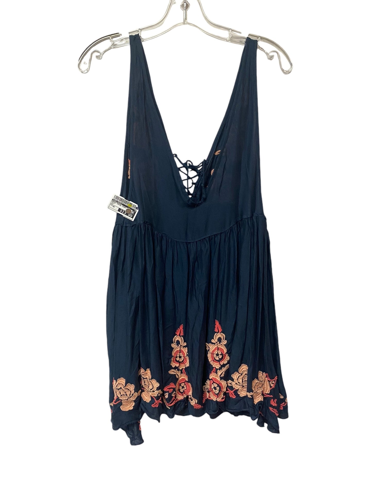 Dress Casual Short By Free People In Blue, Size: Xs