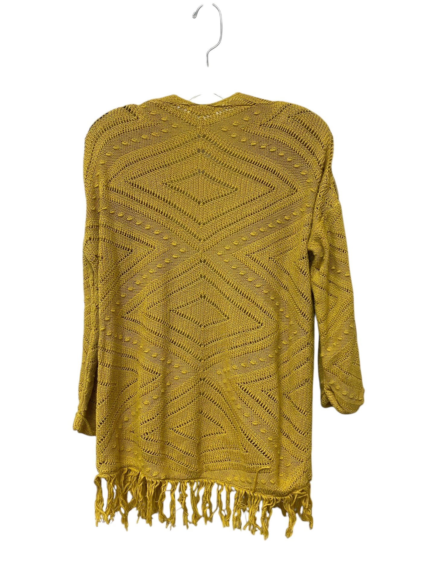 Cardigan By Bp In Yellow, Size: Xs