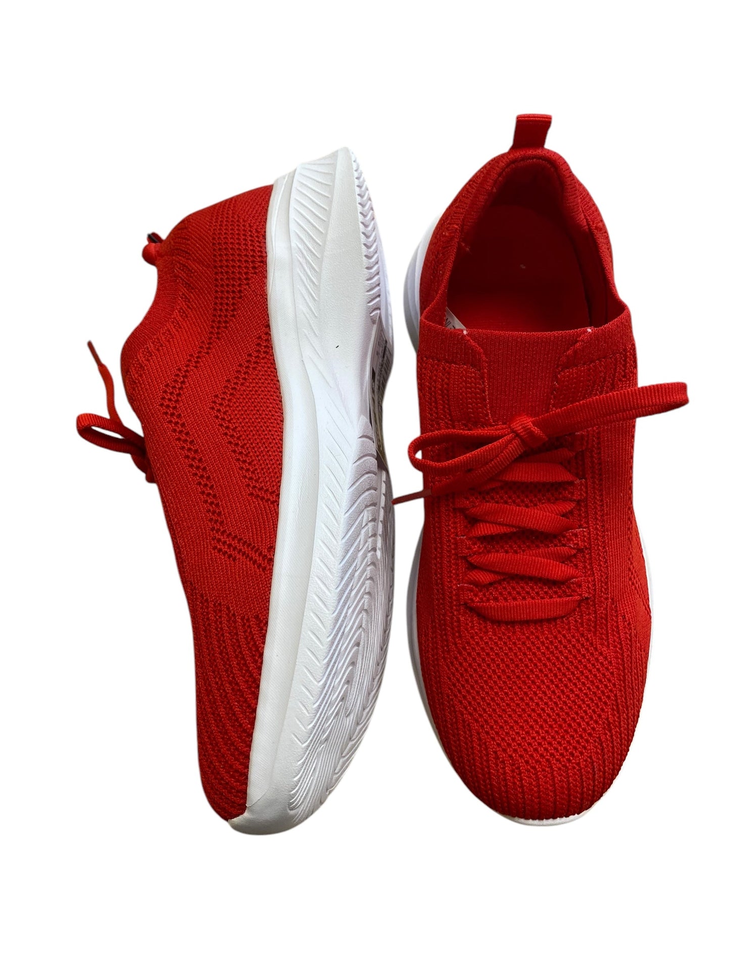 Shoes Athletic By Clothes Mentor In Red, Size: 6.5