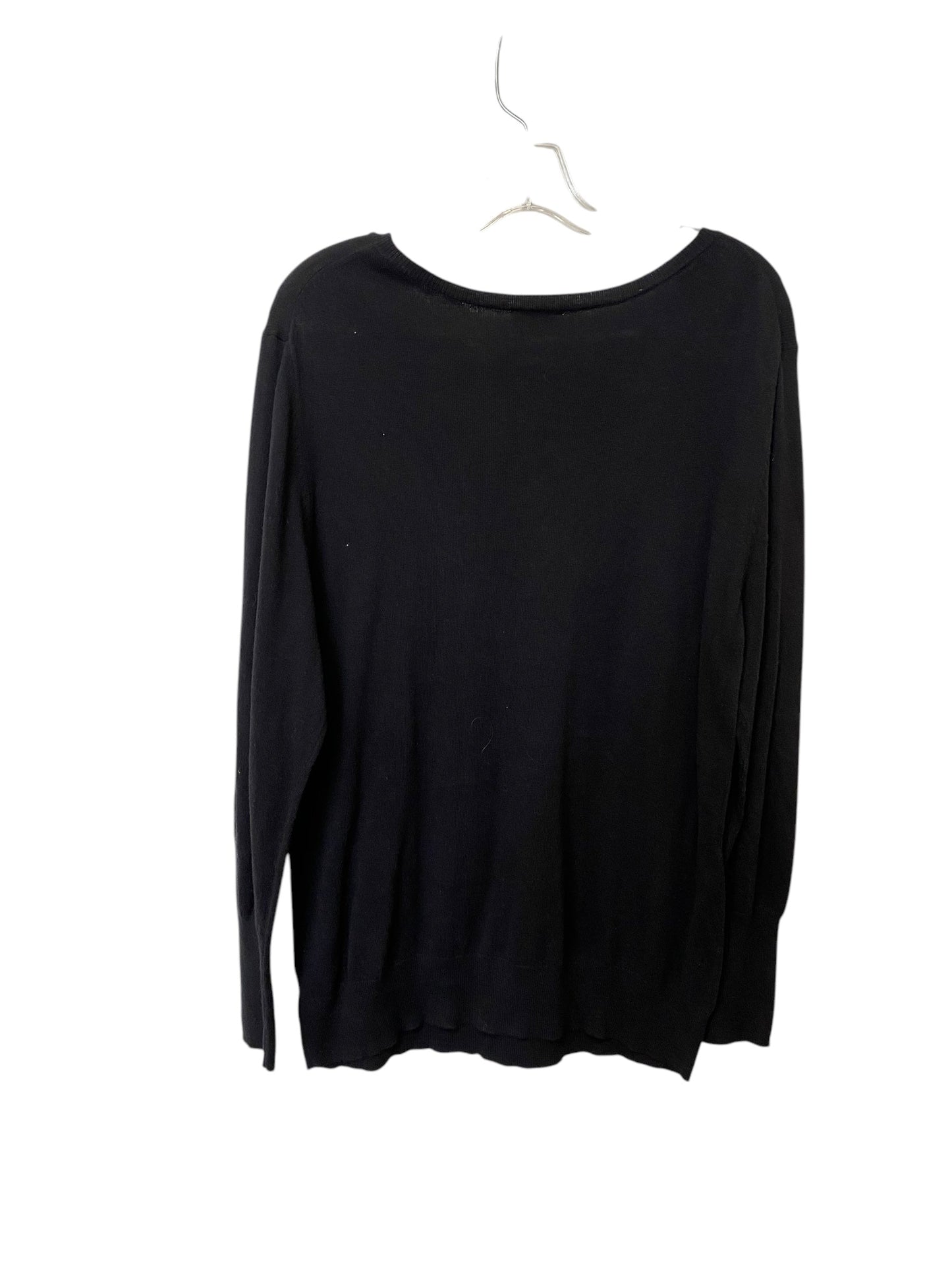 Top Long Sleeve By Worthington In Black, Size: Xxl