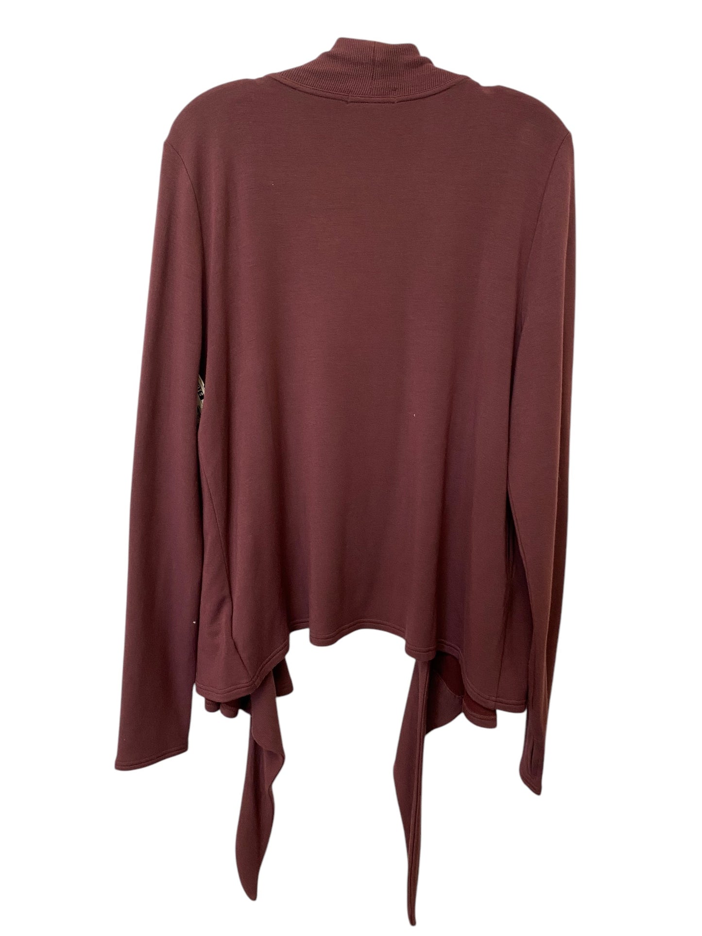 Cardigan By Athleta In Maroon, Size: Xl