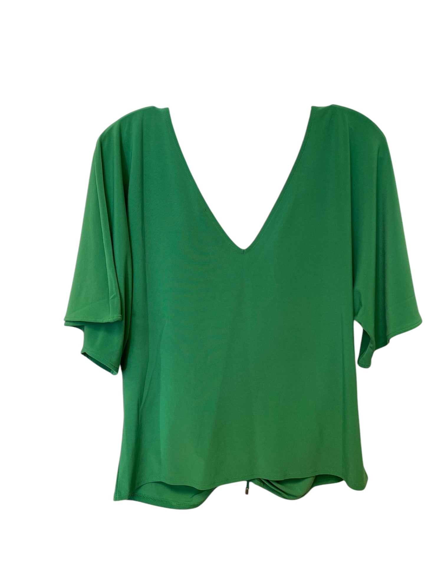 Top Short Sleeve By White House Black Market In Green, Size: L