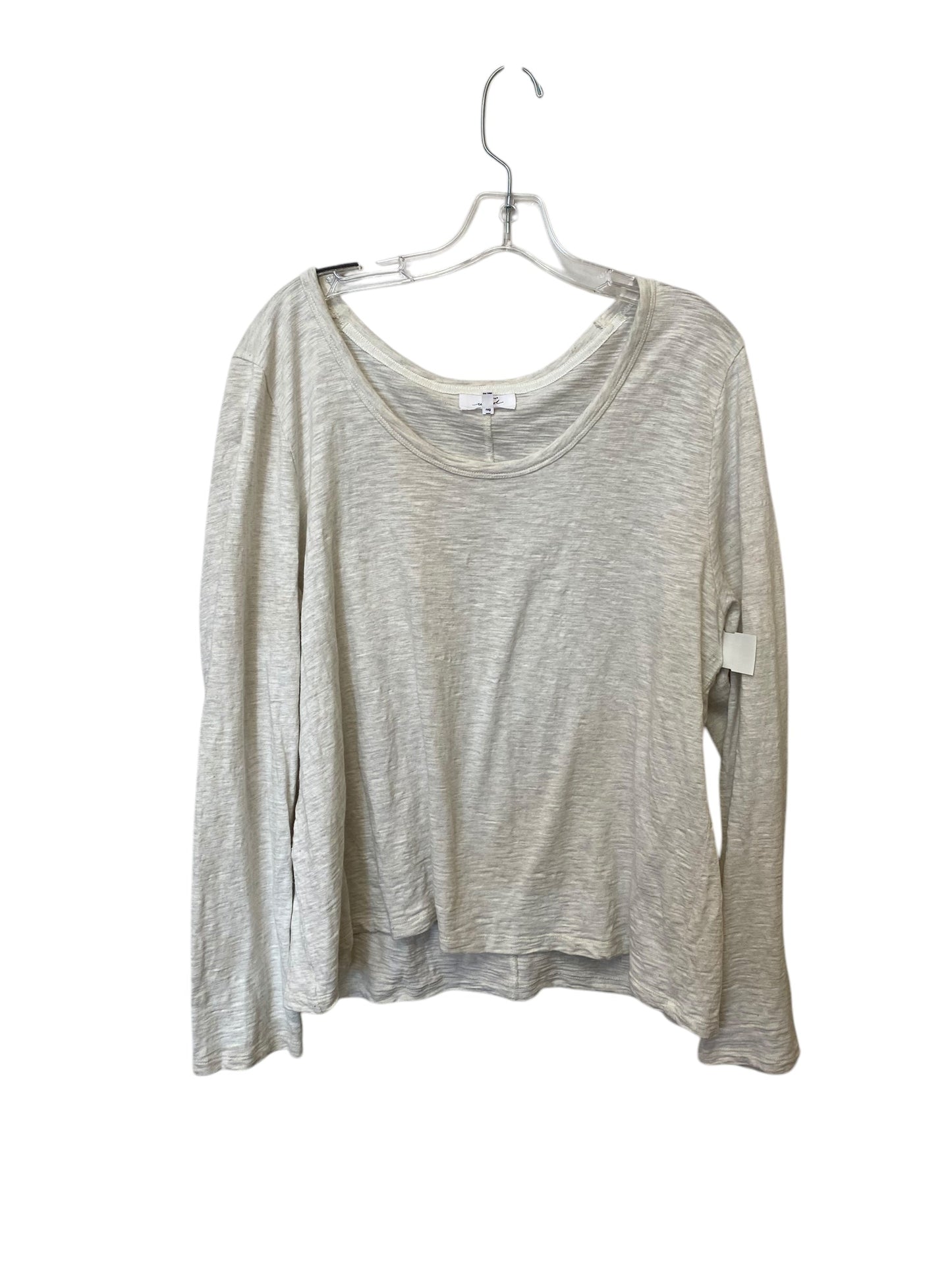 Top Long Sleeve Basic By Soma In Cream, Size: Xl