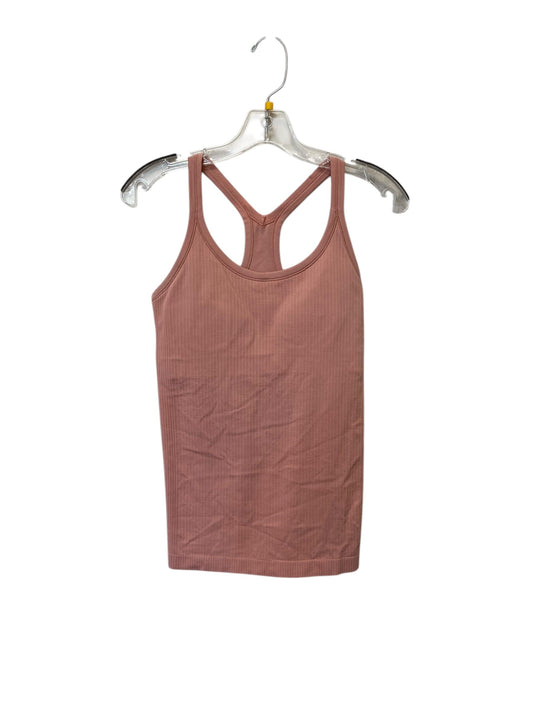 Athletic Tank Top By Lululemon In Pink, Size: 6