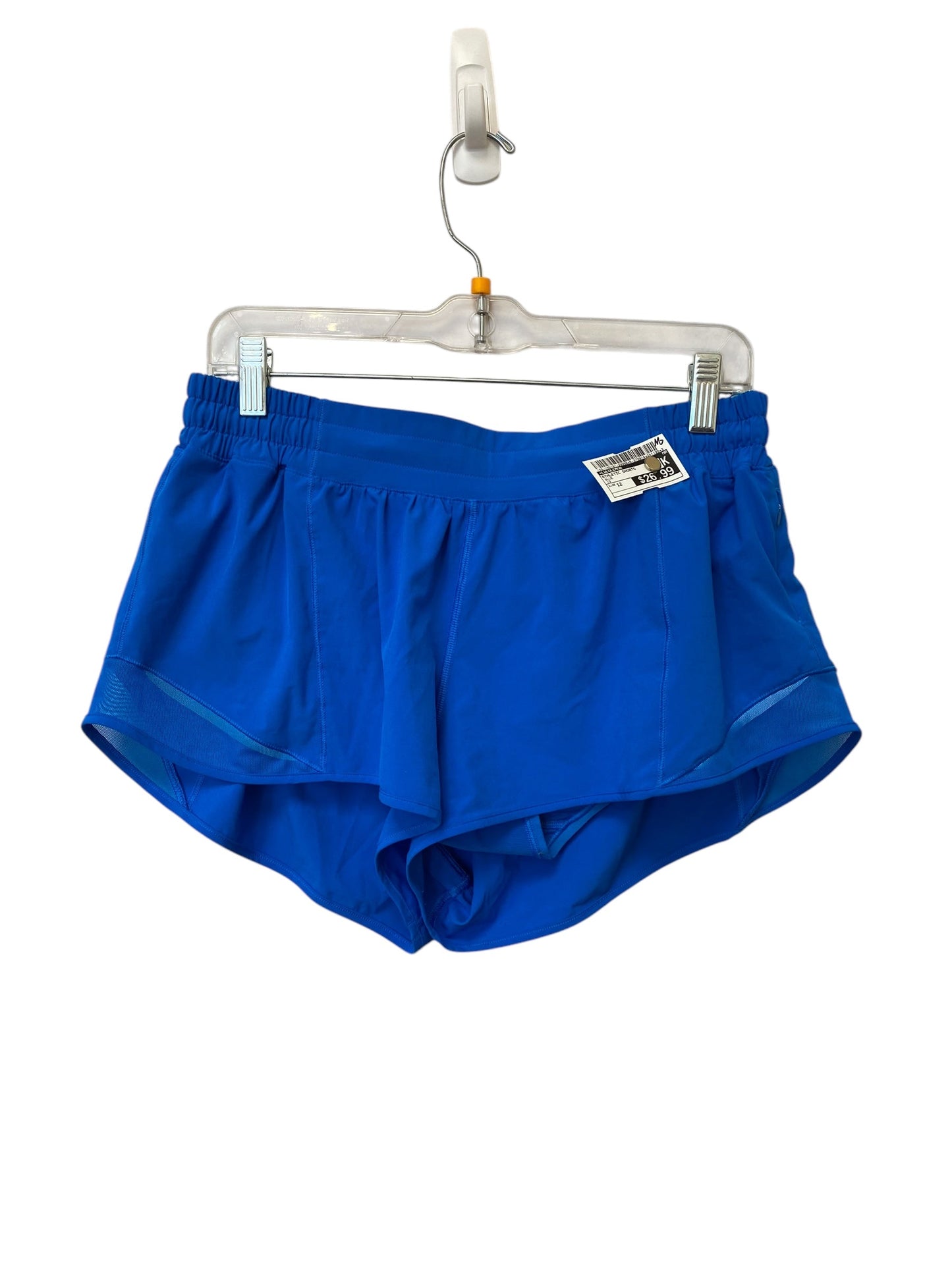 Athletic Shorts By Lululemon In Blue, Size: 12