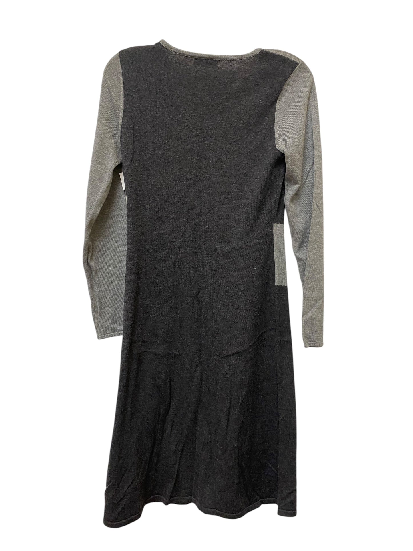 Dress Sweater By Calvin Klein In Grey, Size: S