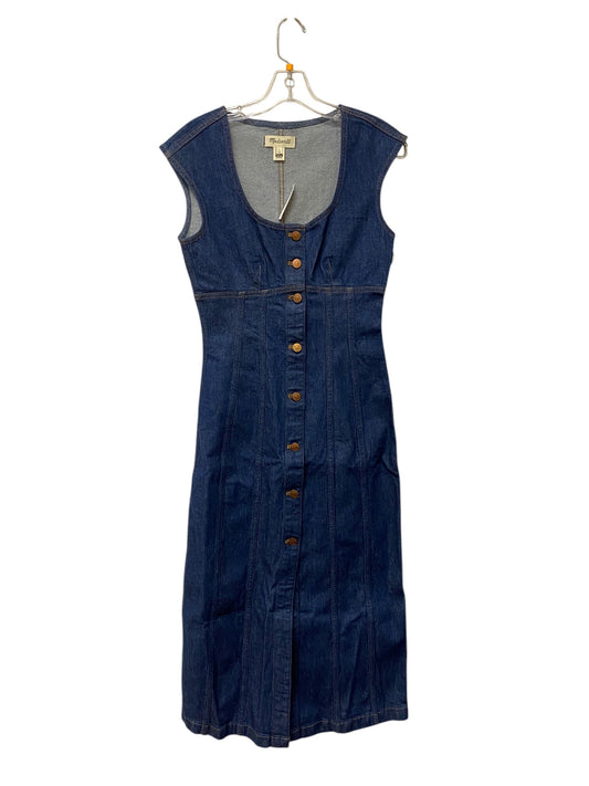 Dress Casual Maxi By Madewell In Blue Denim, Size: 0