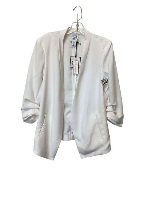 Blazer By Clothes Mentor In White, Size: Xl