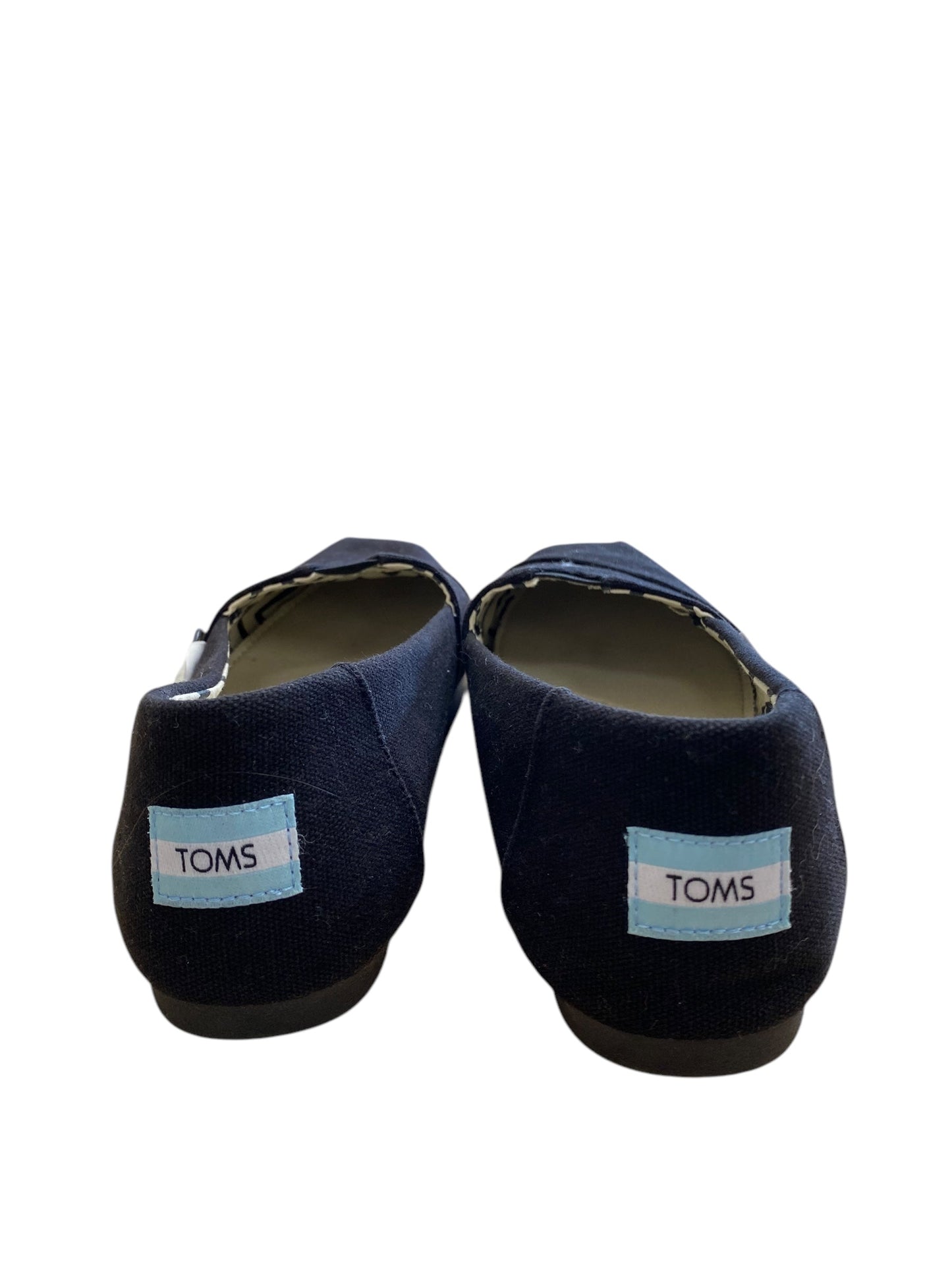 Shoes Flats By Toms In Black, Size: 8.5