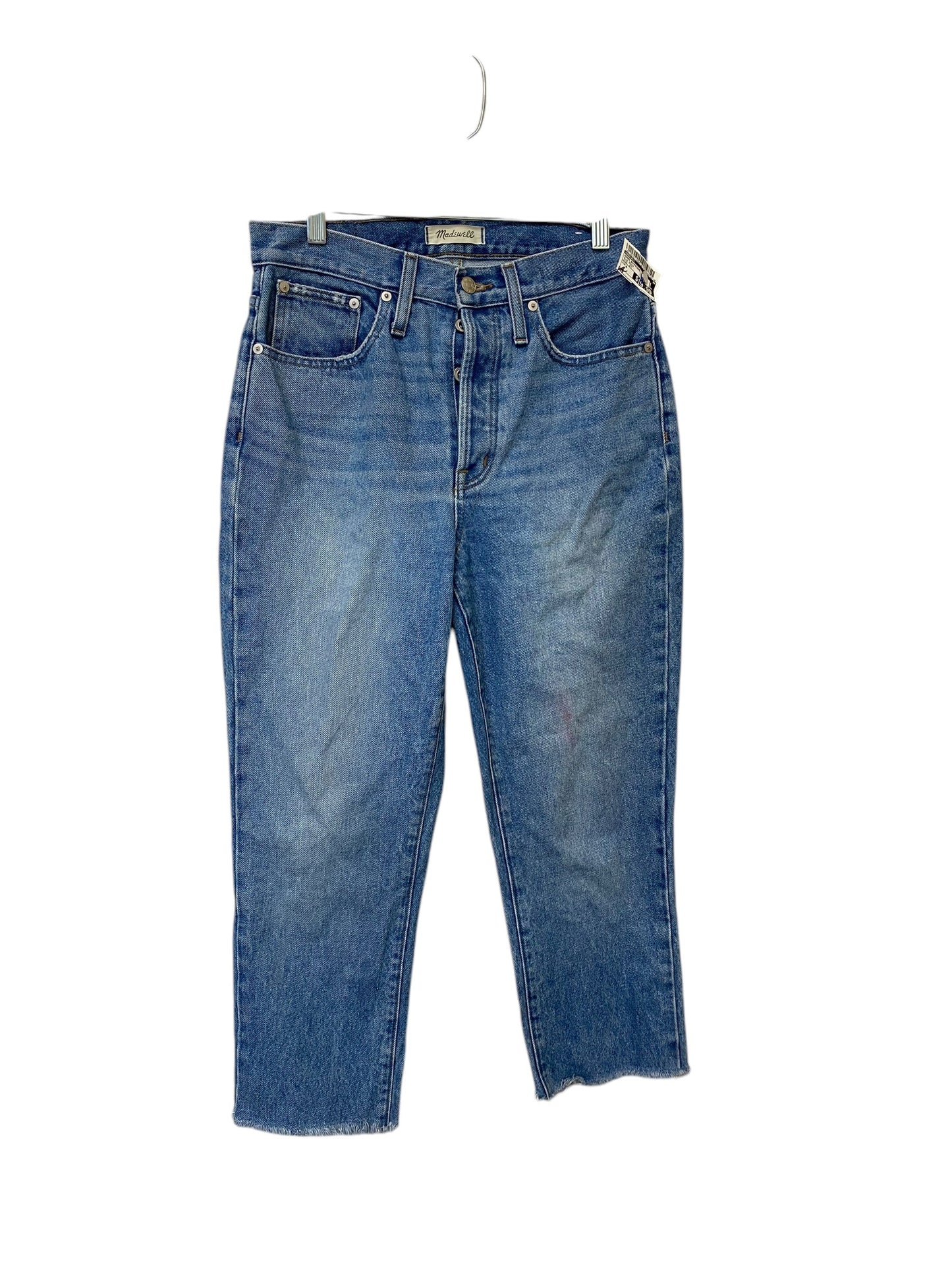 Jeans Boyfriend By Madewell In Blue Denim, Size: 4