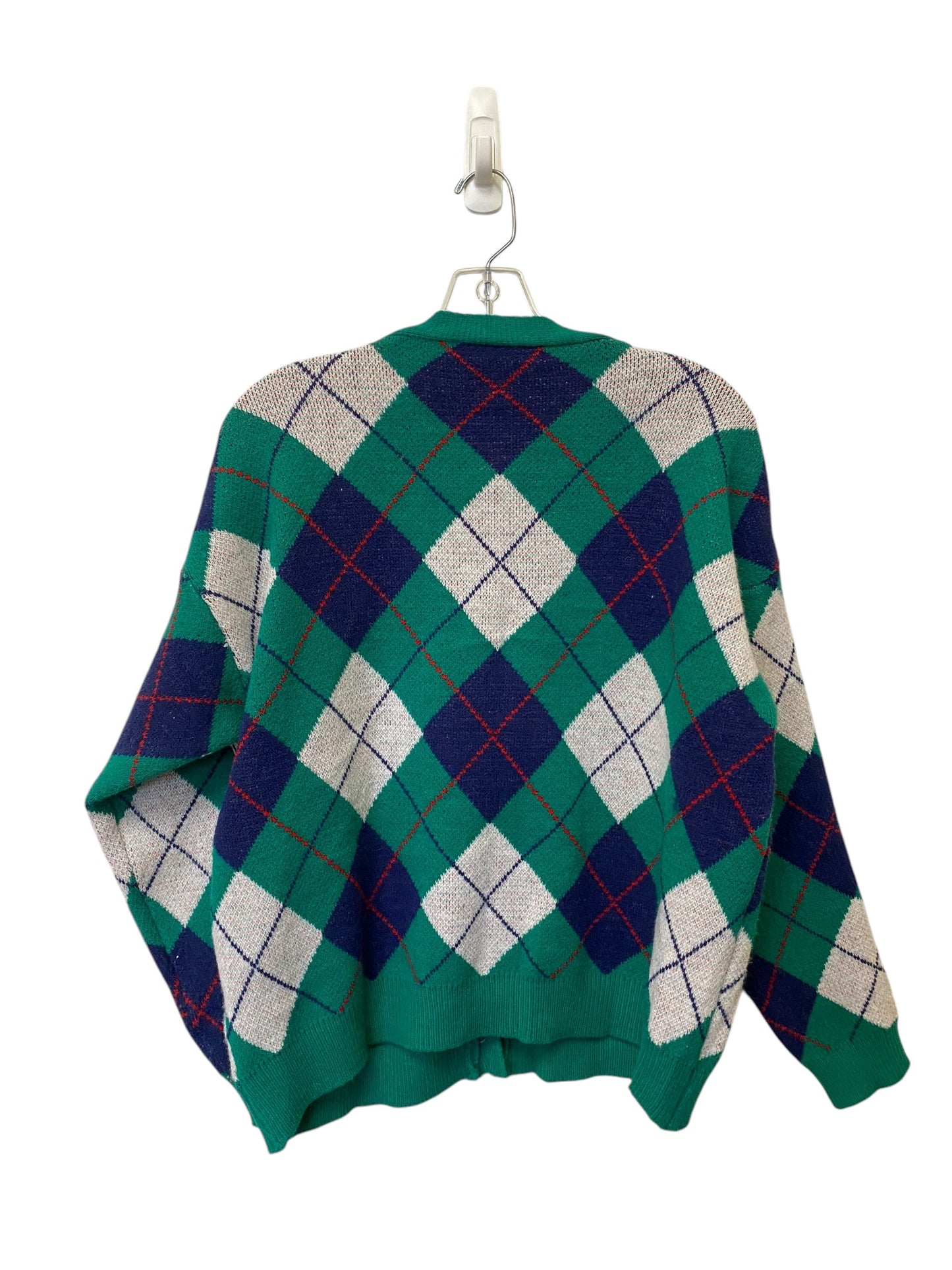 Cardigan By Clothes Mentor In Green, Size: L