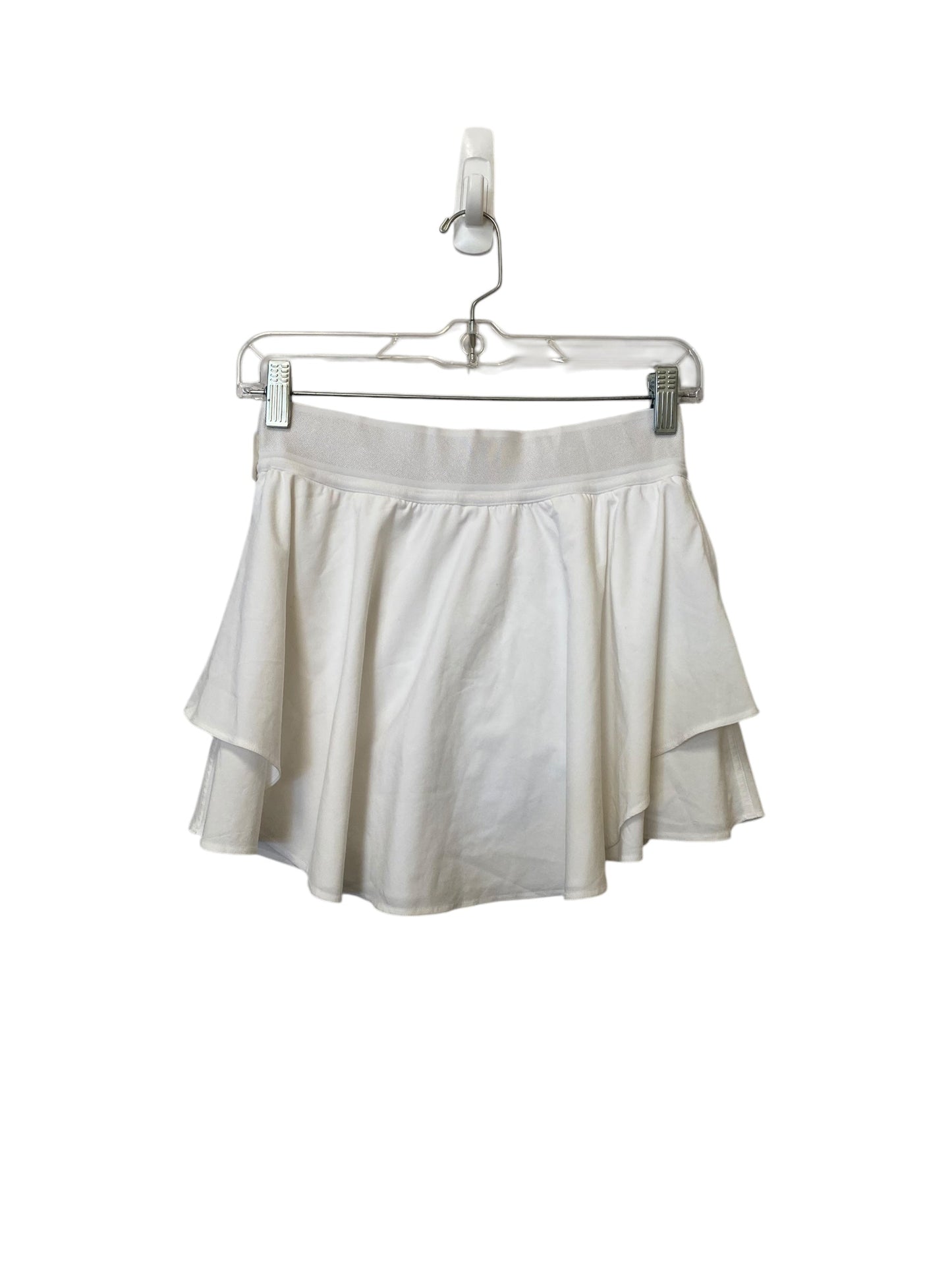 Athletic Skort By Lululemon In White, Size: S