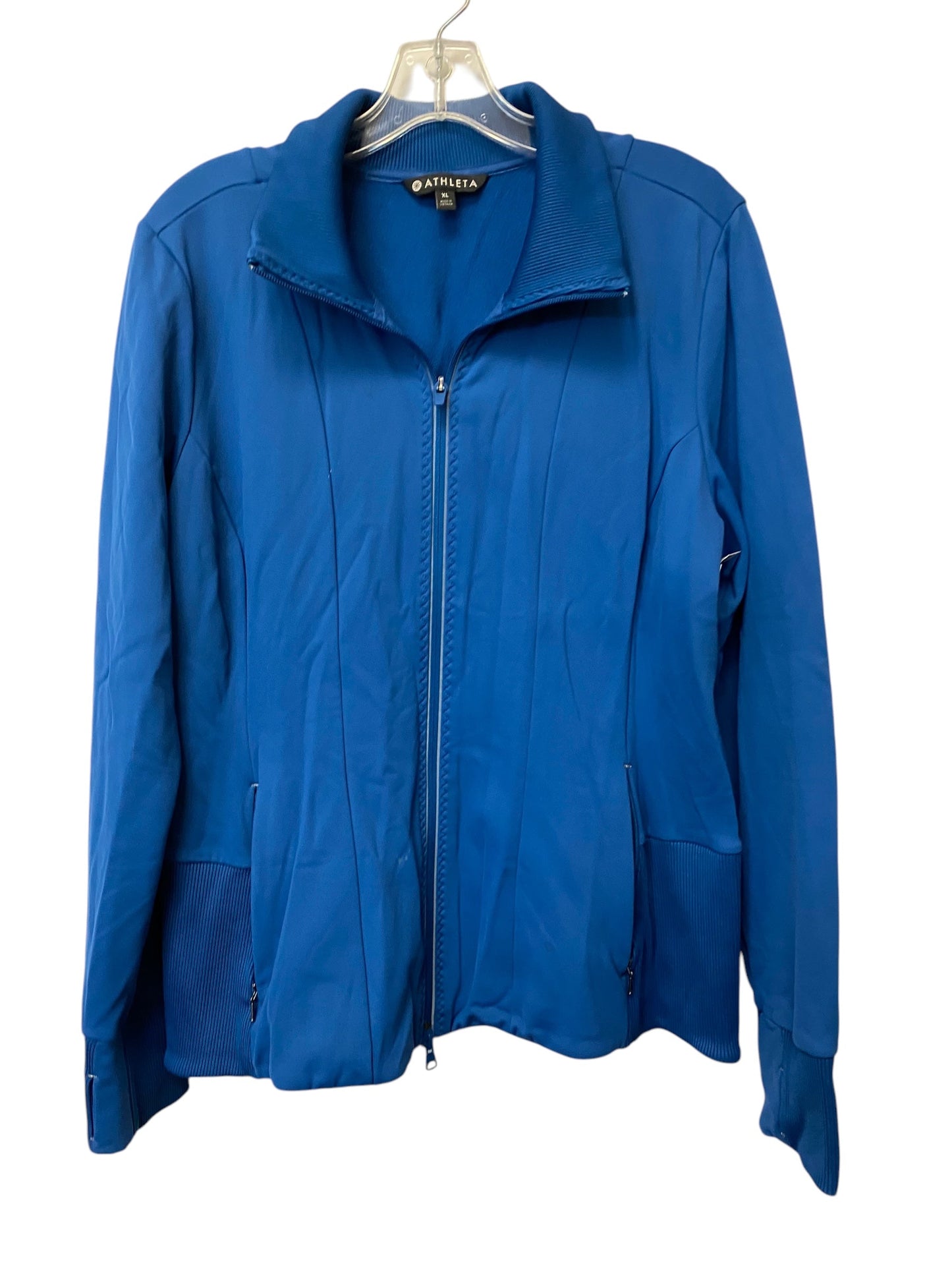 Athletic Jacket By Athleta In Blue, Size: Xl