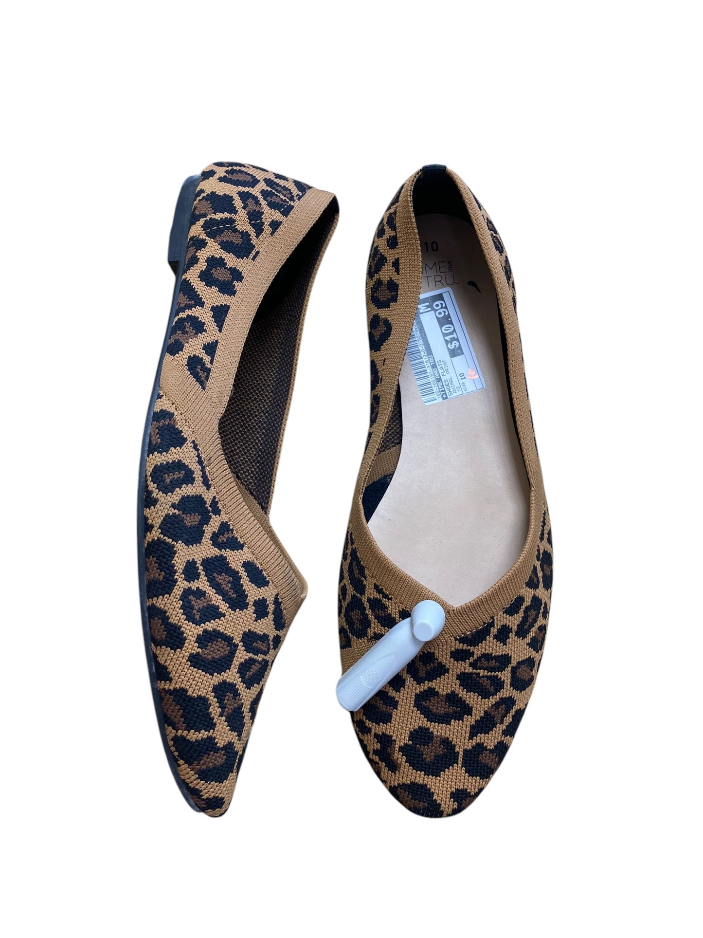 Shoes Flats By Time And Tru In Animal Print, Size: 10