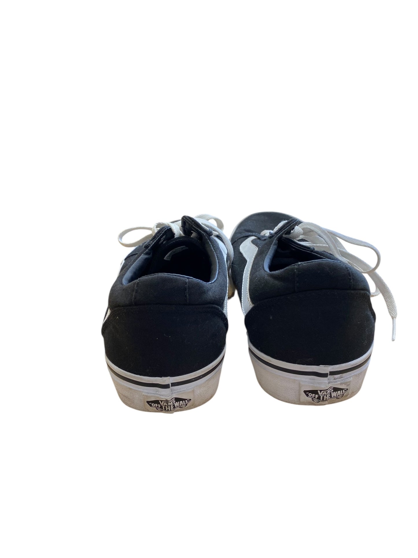 Shoes Flats By Vans In Black, Size: 9.5