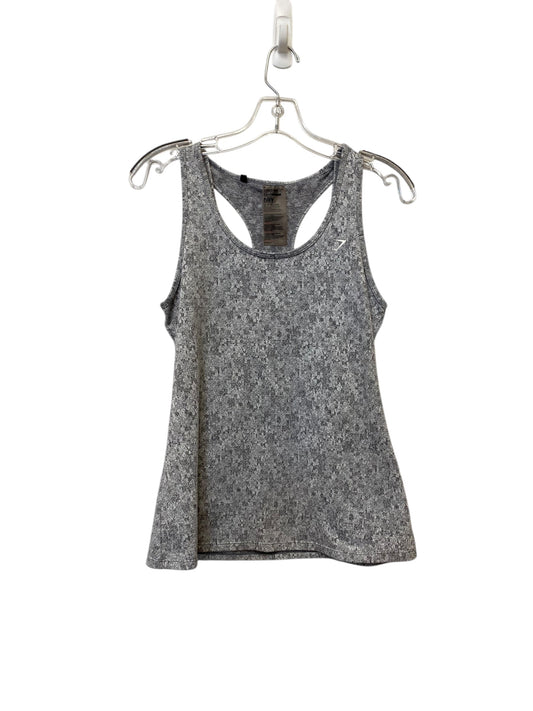 Athletic Tank Top By Gym Shark In Grey, Size: M