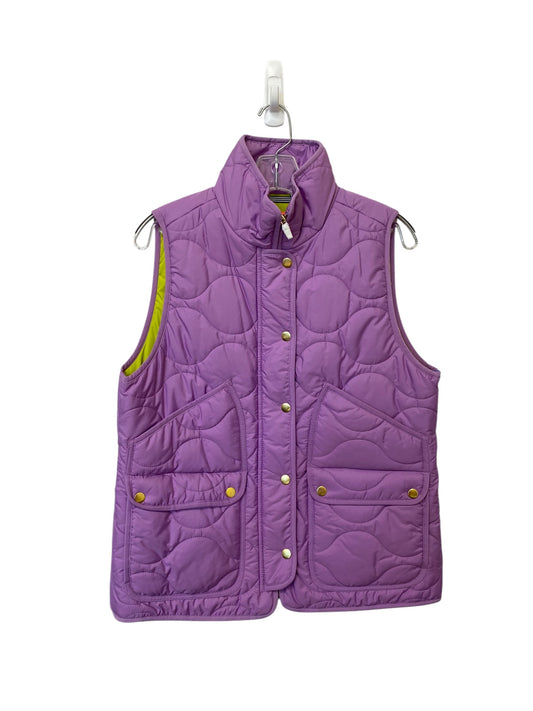 Vest Puffer & Quilted By J. Crew In Purple, Size: M