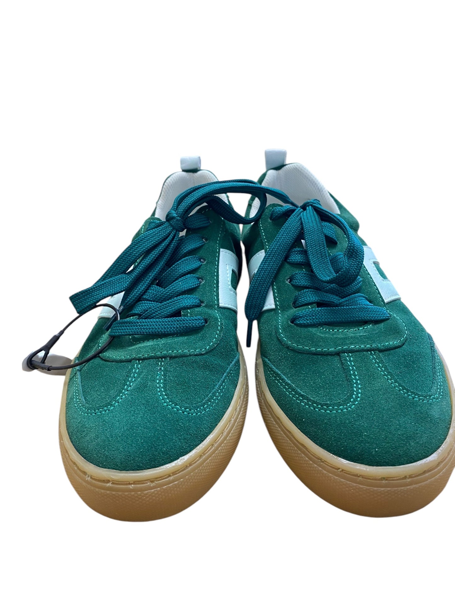 Shoes Sneakers By Clothes Mentor In Green, Size: 6.5