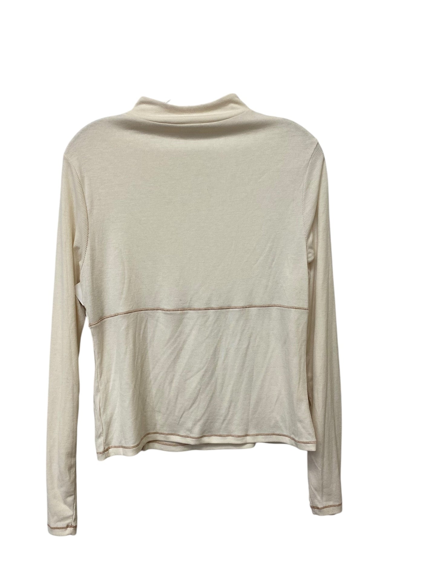 Top Long Sleeve By Old Navy In Cream, Size: L