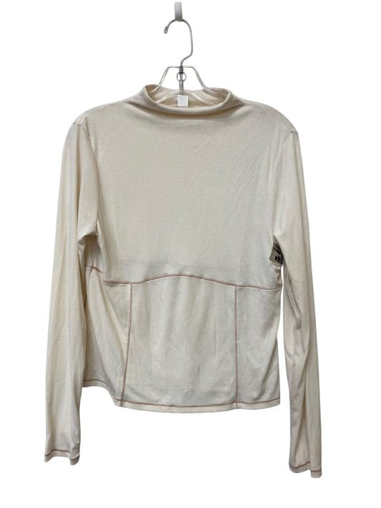 Top Long Sleeve By Old Navy In Cream, Size: L